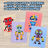 ArtCreativity Make Your Own Robot Character Sticker Assortment, Set of 24 Sheets for Kids' Arts ‘n Crafts Activity