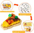 SKINOSM 28 7 Set Valentine's Day Cards for Kids - PCS Dessert Block Valentines Day Gifts, Cards with Designs Block