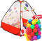 Kids Ball Pit Pop up Play Tent, Playhouse for Boys Girls Toddlers, Indoor Outdoor Toy with 50 Ball Pit Balls Included