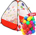 Kids Ball Pit Pop up Play Tent, Playhouse for Boys Girls Toddlers, Indoor Outdoor Toy with 50 Ball Pit Balls Included
