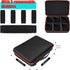 1500+ Playing Card Case Compatible with Cards Against Humanity, TCG Trading Cards, Magic The Gathering Cards (Red)