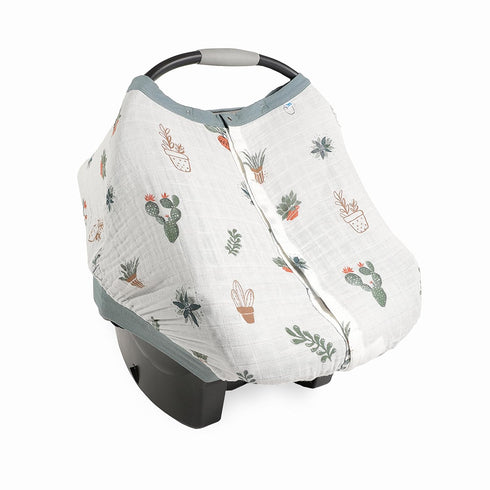 Little Unicorn Baby Car Seat Canopy | Soft & Breathable Muslin Fabric