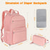 34L Backpack Pack Expandable Diaper Bag Baby Travel Bag with Changing Pad, Waist & Stroller Straps, Lightweight