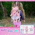 BDDOLL 12 Inch Backpack Playset Backpack, Baby Doll with Dolls Clothes and Accessories Included Washcloth, Bottles