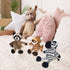 9 Set 11 Inch Zhanmai Pieces Safari Stuffed Animal Toys Plush Jungle Animal Toys Plush Includes Tiger Lion Elephant