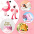 Skylety 8 Pcs 6 Inch Plush Flamingo Party Favors - Small Stuffed Animal Toy for Birthday Supplies
