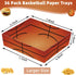 UROINEPA Supplies-36Pcs Basketball Party Decorations Basketball Party Basketball Party Favors Basketball Paper Food