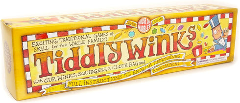 House of Marbles Tiddlywinks, Traditional Family Game, 28 Multicolored Pieces, Retro Classic Travel Game