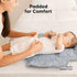 KeaBabies Portable Diaper Changing Pad - Waterproof Travel Changing Mat for Baby, Foldable Diaper Clutch, Detachable