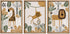 YWJKWLGS Boho Safari Nursery Wall Art Set of 3, 16x24 Inch Natural Solid