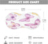 YETTASBIN Pink Purple Butterflies Muslin Baby Burp Cloth, Super Soft Absorbent Cotton Burp Rag Baby Bibs Feeding Cloth
