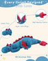 35.4" 5lb Weighted Dragon Plush Toy, Weighted Stuffed Animals, Silent Glass Beads Large Dragon Pillow for Sensory
