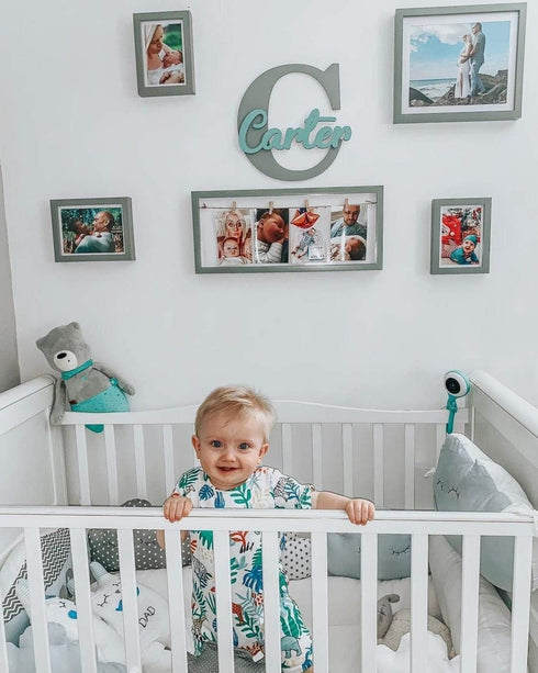 Personalized Wooden Name Sign for Nursery Decor