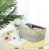 uxcell Gray Small Collapsible Fabric Storage Basket Bins with Dual Handles, Foldable Toy Bins for Home Organizer