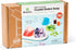 Set 7+ KiwiCo Crystal Geode Soapmaking Kit | Complete Includes Beaker, Clear Soap, Molds, Mixing Sticks, Mica Powder