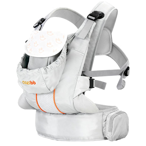 CoziBB 3-in-1 Cozy 7.7-33lbs, Baby Carrier, Baby Wraps Carrier with Air Cushion Waist Belt, Adjustable & Ergonomic Baby