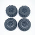 4PCS Replacement 85MM Tire Wheel Tyre RC Spare Parts Compatible with JJRC Q117-A Q117-B RC Car