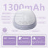 3 Modes/9 25/21/17mm Insert,2 Count Hands Free Breast Pump:Wearable Breast Pump Portable with Levels/LED Display - Low