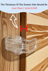 0-12 Maveek Drawer Baby Proofing, Baby Proof Kitchen Drawer Lock, Corner Furniture Latch For Pull-Out Dresser Storage