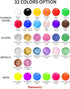 32 (2 oz fantastory Tempera Paint for Kids Colors Each) Washable Tempera Paint, Kids Poster Paint Sponge Painting