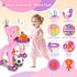 1 2 3 Shemira Toddler Basketball Hoop & Soccer Goal Activity Center Toys with Light & Music,Elephant Toddlers Musical
