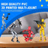 MerryXD Titan 13 Action Figure, Lucky 13 3D Printed Multi-Jointed Movable Toy for Boys, White