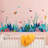 Amaonm Creative Cartoon Removable 3D Under The Sea World Wall Stickers for Nursery Room