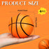 Syhood 4 Pcs 4 Inch Foam Basketball Stress Balls, Squeeze Sports Ball for Kids Adults, Anxiety Relief Balls