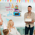 Happy Birthday Burlap Door Decor, Personalized Name Hanger for Birthday Anniversary Indoor Outdoor Decorations
