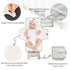 Kigai Black Bat Portable Diaper Changing Pad, Travel Diaper Changing Pad for Newborn, Foldable Waterproof Baby Changing