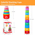 6 10 12 18 1 6-12 1 2 3 MOONTOY Stacking Cups Baby Toys Months, Montessori Toys for Year Old Toddler Learning Toy