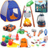 MITCIEN Kids Camping Toys Set with Tent, Outdoor Camping Toys for Toddlers Boys Girls Age 3-6