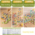 CLNENSOO 85PCS 3+ Extendable Magnetic Toy Montessori Toys for Boys & Girls,STEM Education Building Blocks,Pop Tubes