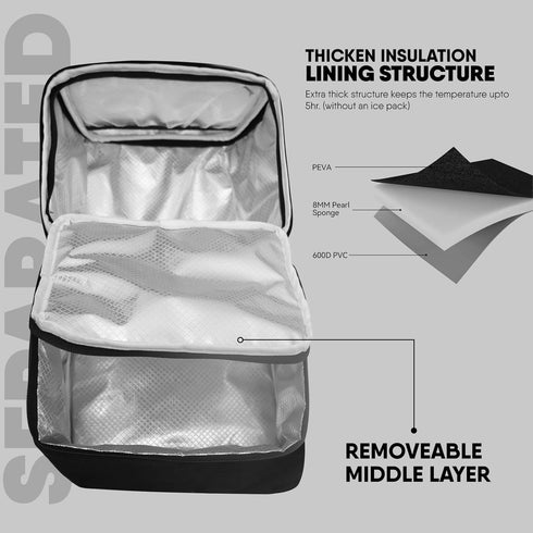 Generic S1 S2, Backpack Pack 6 Breast Pump Bag for Spectra Insulated Travel with Ice Fits Baby Bottles, Wearable