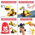 7-in-1 Set 38 MOBIUS Toys Take-Apart Truck Construction STEM Building Toy w/Drill, Lights & Sounds Buildable Dump