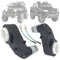 weelye 2Pcs 12V 40000RPM High Speed RS550 Drive Motor Gearbox for Children’s Riding Jeep SUV