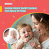0-36 5 2 2 Bebecan Shielded Teething Tubes Baby Teething Relief Months, Anti-Choking Design, Clip-Attachable, BPA-Free