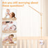 Lavendex Baby Crib Mobile Arm Wooden Mobile Holder for Crib (Beech Wood), Baby Mobile Hanger & Mobile Arm for Crib
