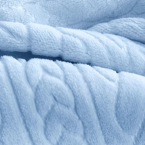 3D Cozy (30x40 inch, BORITAR Fleece Baby Blanket for Girls Boys Fluffy Fuzzy Flannel Soft Warm Plush Bed Blanket