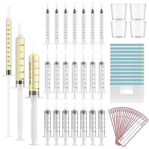 120 Sets 1/3/5ml Colostrum Collector Kit Include No Needle Colostrum Syringes with