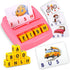 Fenikso Matching Letter Game - Alphabet Spelling & Reading Words Educational Toy for Preschooler & Kindergarten Kids