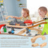 1 Pack Wood Train Track Expansion Wooden Train Track Accessories Bridge Connectors Compatible with Most Major Toy