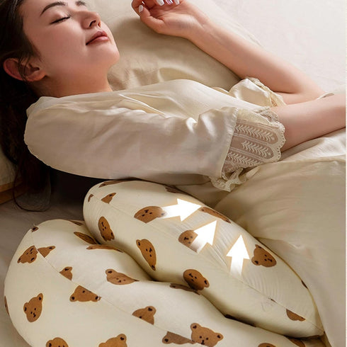 ZHENZQ Expectant Mother Comfort Pillow High Resiliences Ergonomic Pregnancy Pillows for Waist & Back Support During
