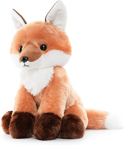 13 inches WEIGEDU Cute Red Fox Stuffed Animal Plush Toy with Big Soft Tail for Kids Boys Girls Birthday Bedtime Gift