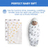 Delta Children 100% Cotton Flannel Baby Receiving Blankets for Girls Boys – 30x30 Inches (Pack of 2)