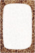 Pigsaly 27x39 Inch Crib Sheets Vintage Brown Giraffe Skin Baby Sheet for Standard Crib Mattress Boys Girls Toddler Bed