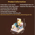 OZJAY 1:24 DIY Miniature House Kit with Dust Proof Cover, Scale Creative Room Mini DIY Wooden Dollhouse Miniature Kit