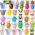 YALARY 24 PCS 3D Animal Pop Fidget Suction Toys,Stress Pop Balls Party Favors