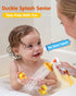1-3, Duckie Baby Bath Shower Head, Toddler Bath Toys for Kids Ages Baby Shower Head for Bathtub with Three Squirting
