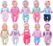 iBayda 10 Sets Baby Doll Clothes and Accessories Include Rompers Outfits Hat
